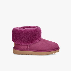 Ugg Classic Mini Fluff Women Classic Boots Pink (2480TYWZI)